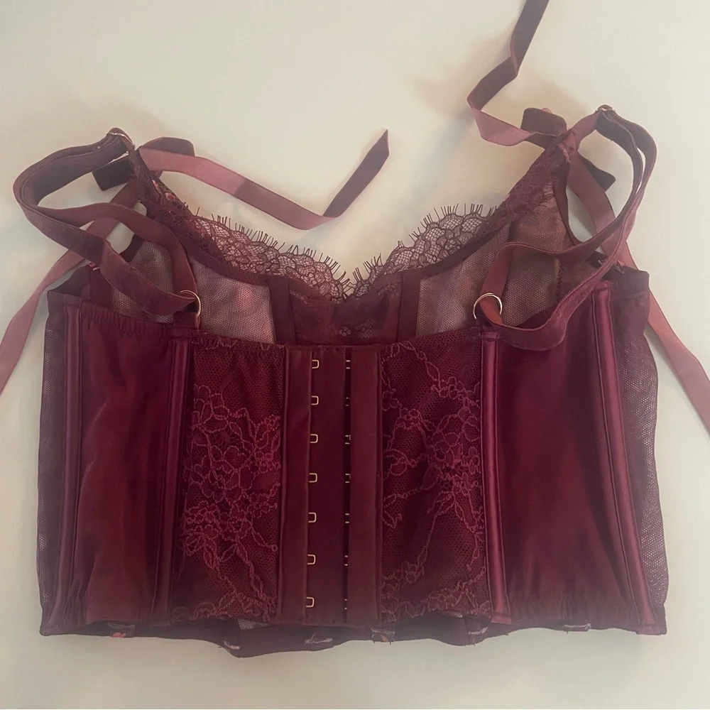 New! Victorias Secret TikTok floral corset bustier bra 22836
